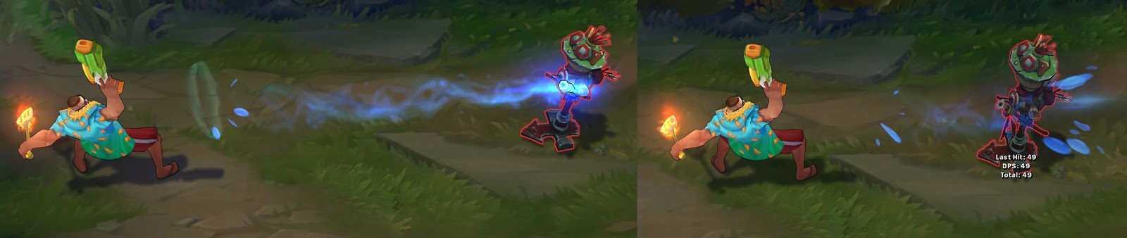 pool party gangplank skin spell animation
