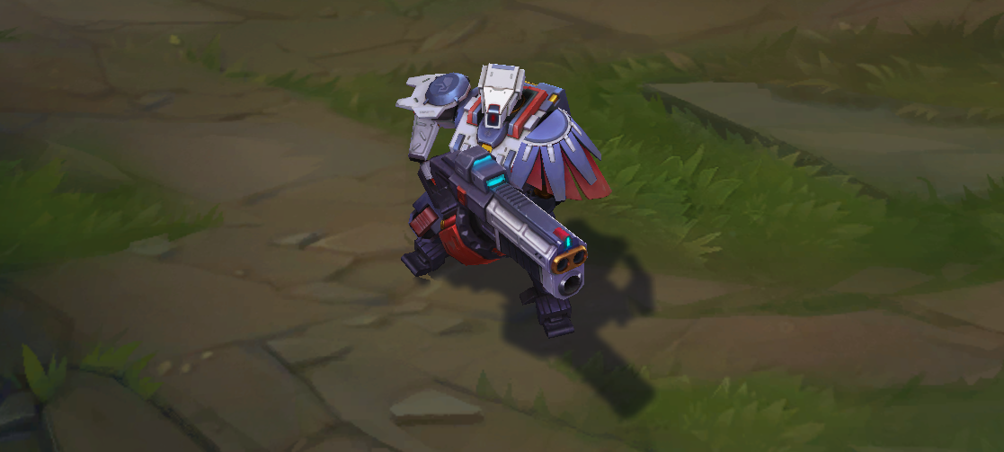 Praetorian graves skin for league of legends ingame pictures