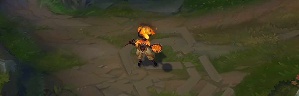 Infernal akali skin for league of legends ingame picture