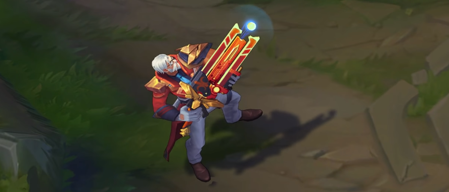 Battle Professor Graves skin for league of legends ingame picture