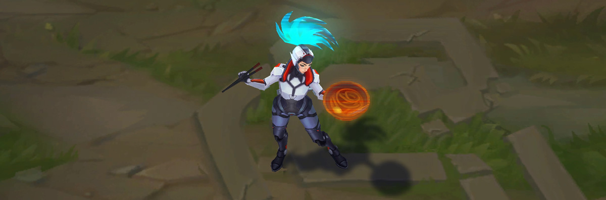 project akali skin for league of legends ingame picture