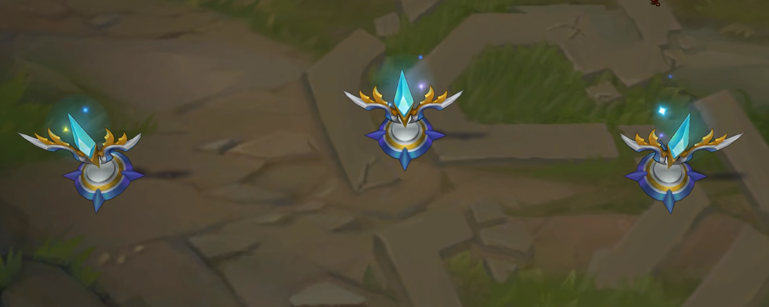 2018 Golden Championship Ward skin for league of legends ingame picture