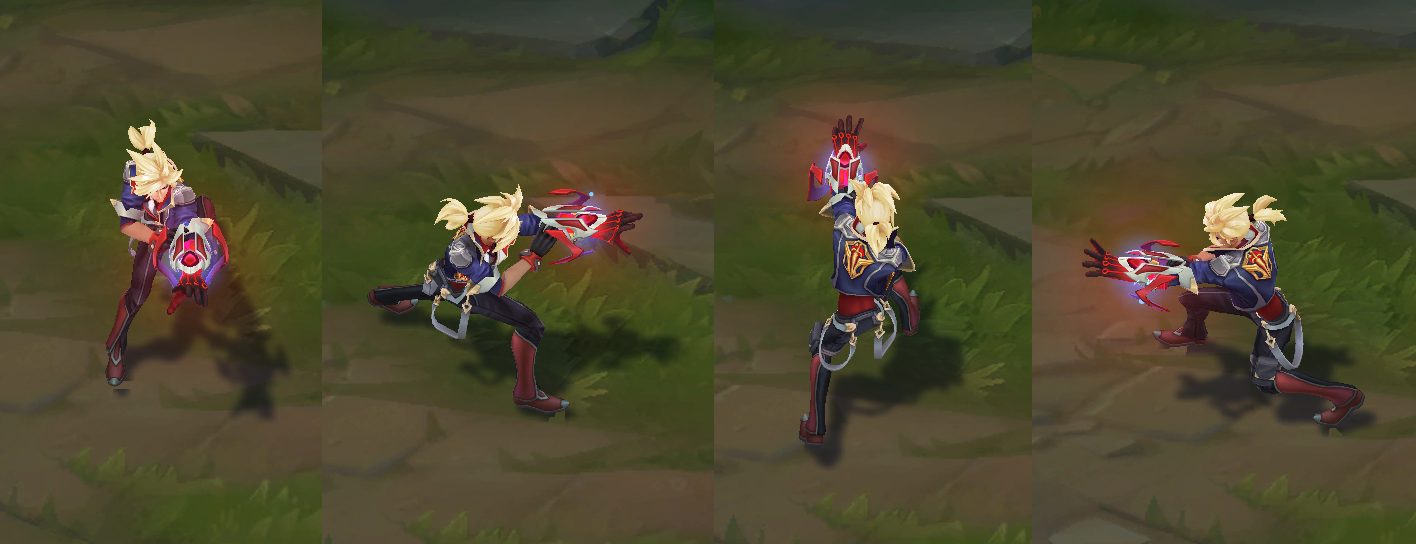 Battle Academia Ezreal skin for league of legends ingame picture.