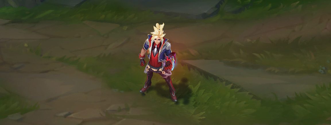 Battle Academia Ezreal skin for league of legends ingame picture