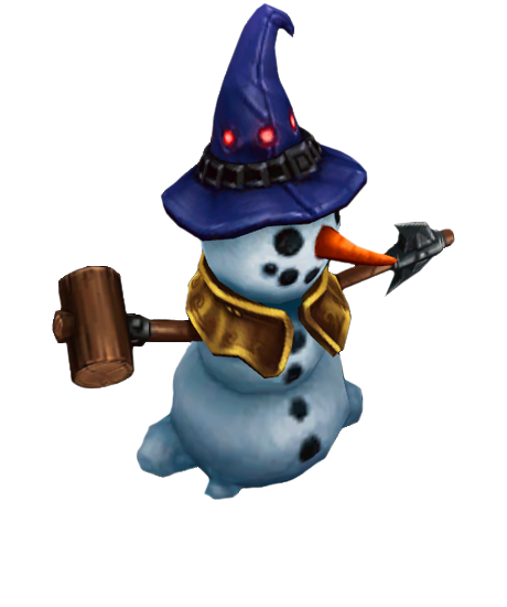 Snowman Ward skin for league of legends ingame picture