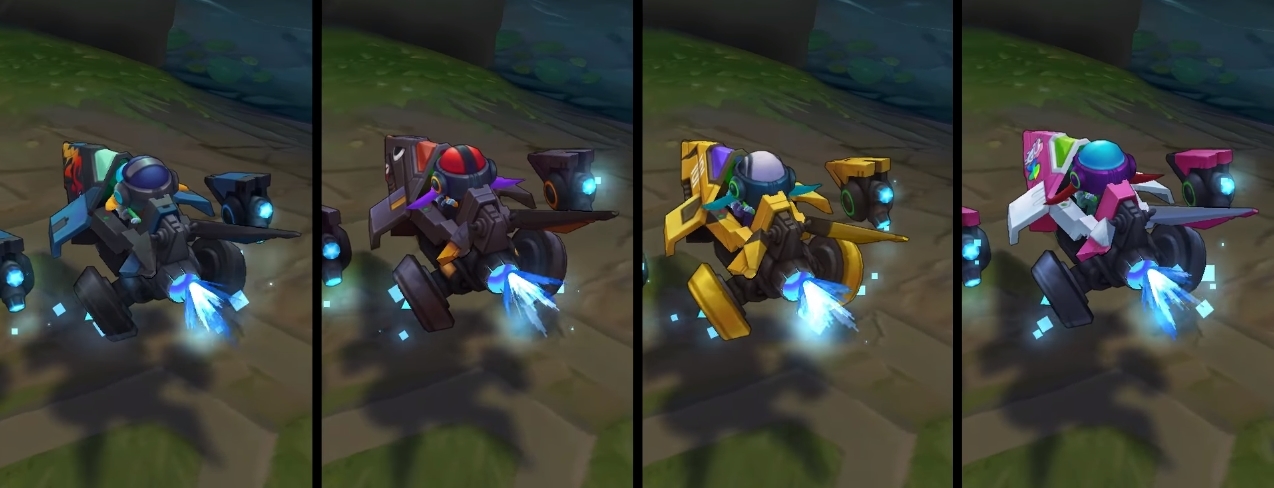 arcade corki chroma skin  pack for league of legends ingame picture