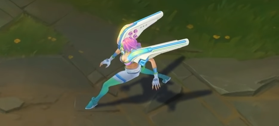 Arcade Kai'Sa chroma skin  pack for league of legends ingame picture