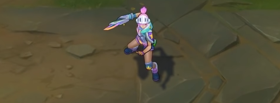 arcade riven chroma skin  pack for league of legends ingame picture