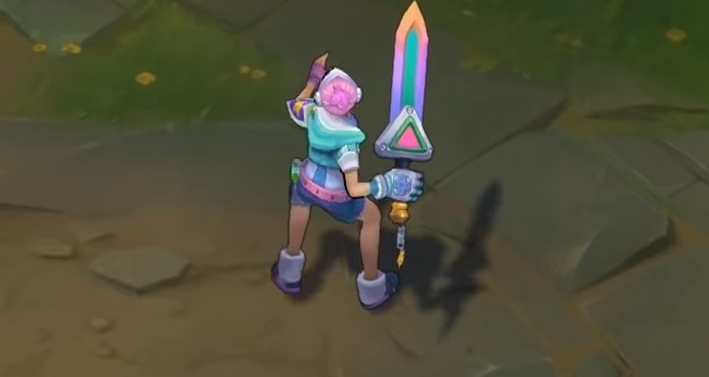 arcade riven chroma skin  pack for league of legends ingame picture