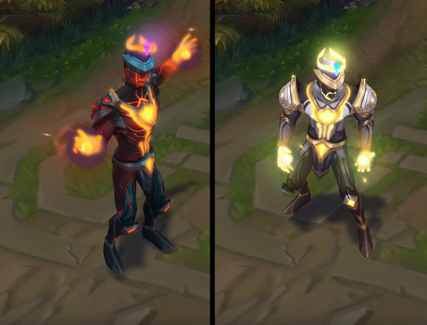 Arclight Brand chroma skin  pack for league of legends ingame picture