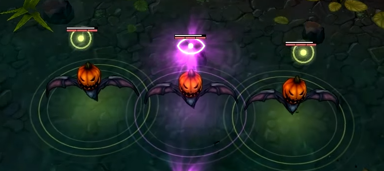 Bat-O-Lantern Ward skin for league of legends ingame picture