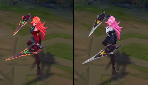 Battle Academia Katarina Chroma skin - League of Legends skin