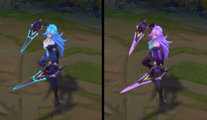 Battle Academia Katarina Chroma skin - League of Legends skin