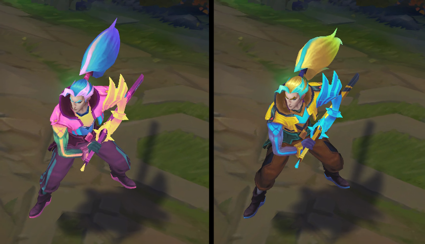 Battle Boss yasuo chroma skin pack for league of legends ingame picture