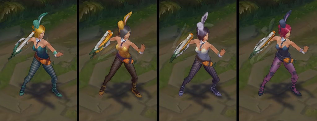 Battle Bunny Riven Chroma skin - League of Legends skin