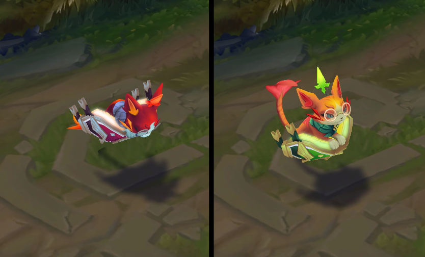 Battle Principal Yuumi chroma skin pack for league of legends ingame picture