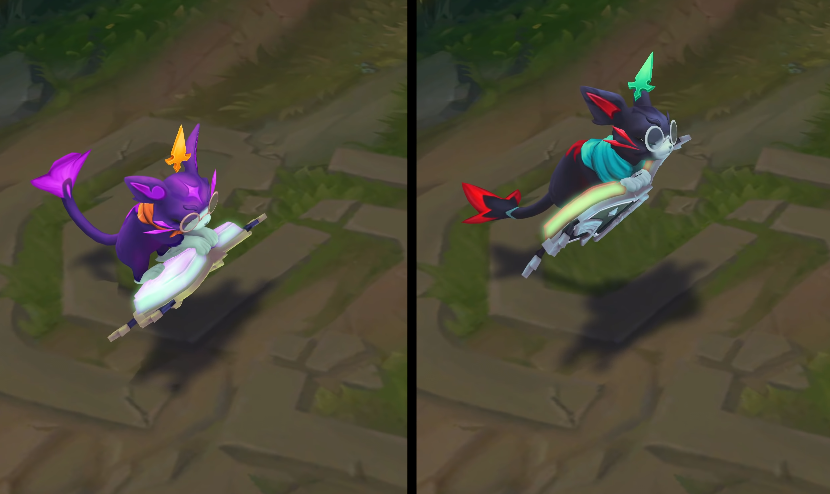 Battle Principal Yuumi chroma skin pack for league of legends ingame picture