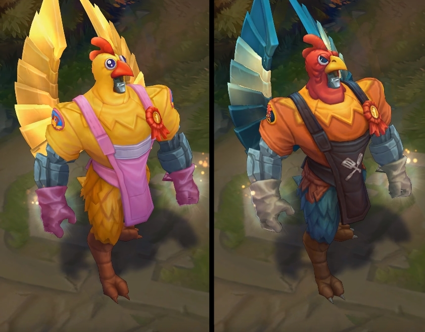 birdio chroma skin  pack for league of legends ingame picture