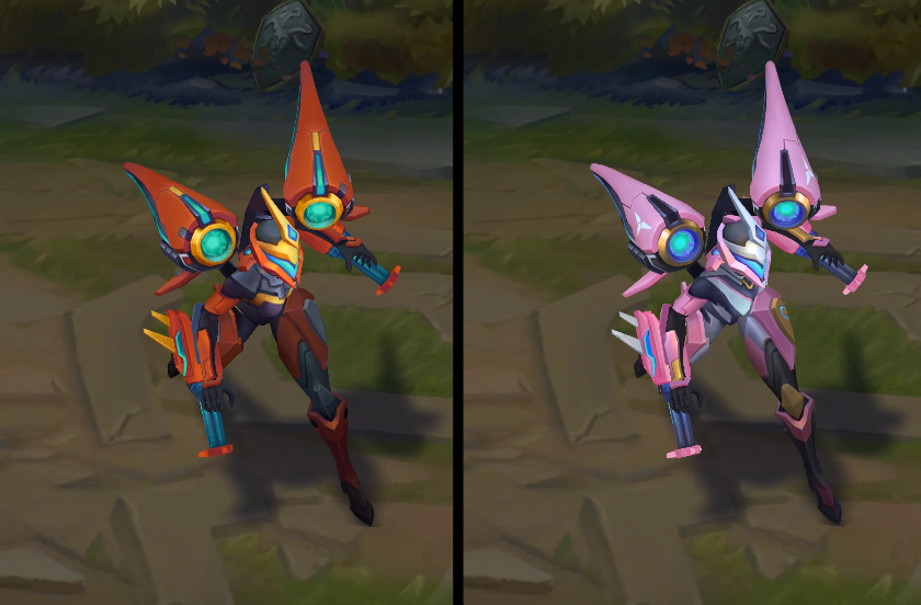 Bullet Angel Kai'Sa chroma skin  pack for league of legends ingame picture