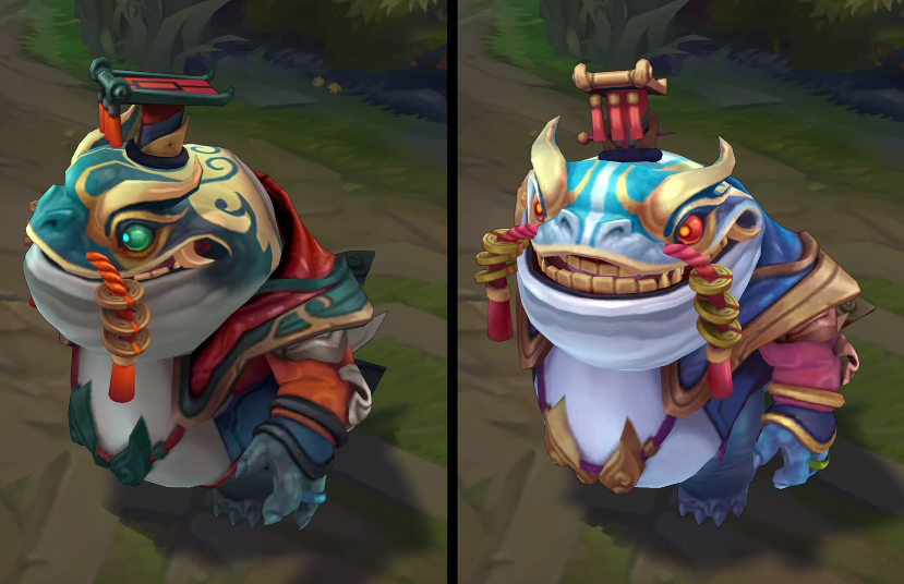 Coin Emperor Tahm Kench chroma skin  pack for league of legends ingame picture