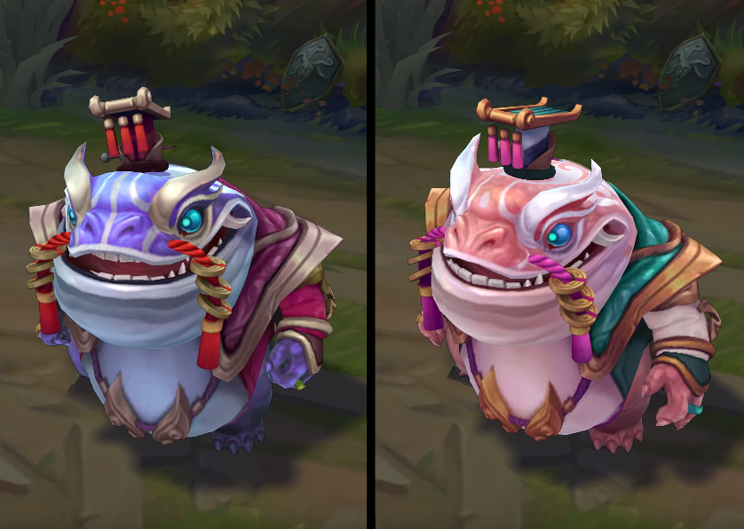 Coin Emperor Tahm Kench chroma skin  pack for league of legends ingame picture
