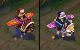 Corgi Corki Chroma skin - League of Legends skin