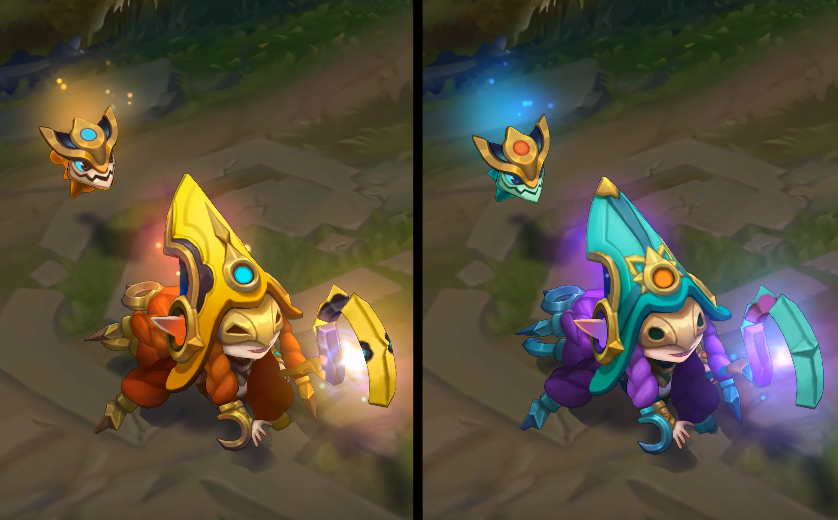 cosmic enchantress lulu chroma skin  pack for league of legends ingame picture