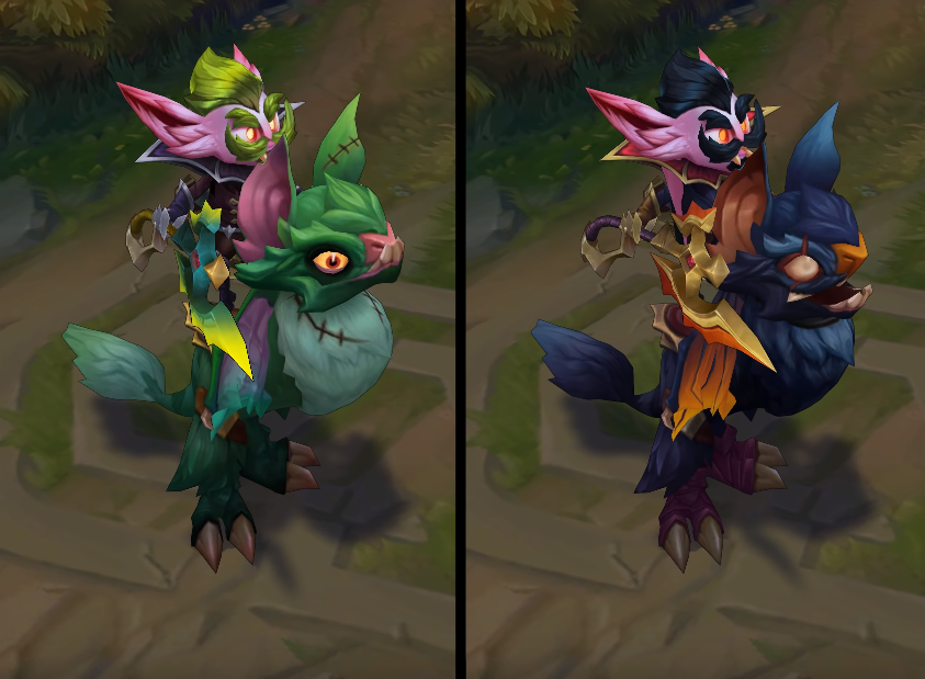 Count Kledula chroma skin  pack for league of legends ingame picture