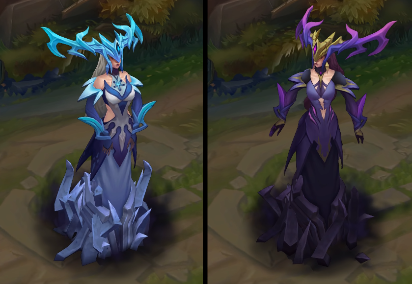 Coven Lissandra chroma skin  pack for league of legends ingame picture
