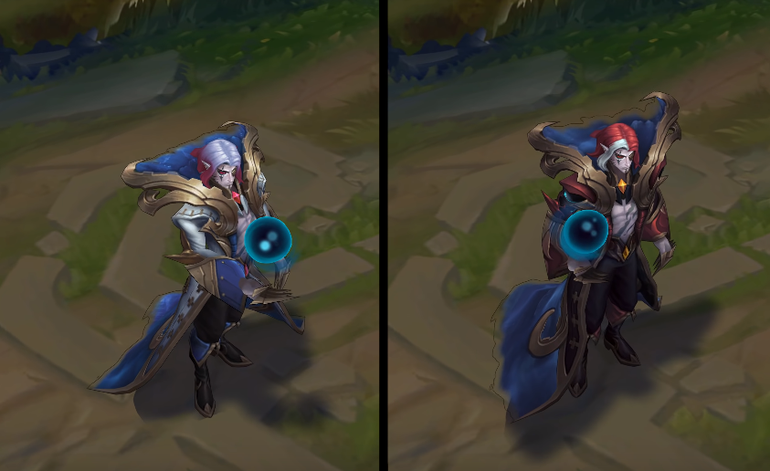 Dark Waters Vladimir chroma skin  pack for league of legends ingame picture
