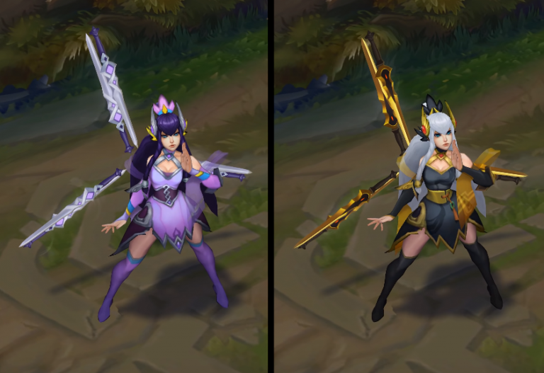 Divine Sword Irelia Chroma skin - League of Legends skin