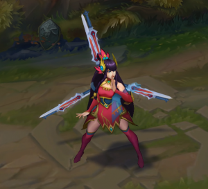 divine sword irelia statue