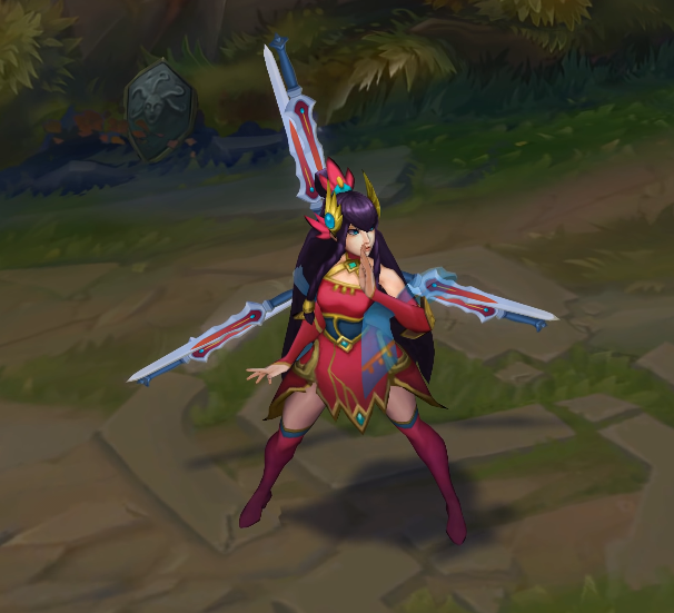 Divine Sword Irelia chroma skin  pack for league of legends ingame picture