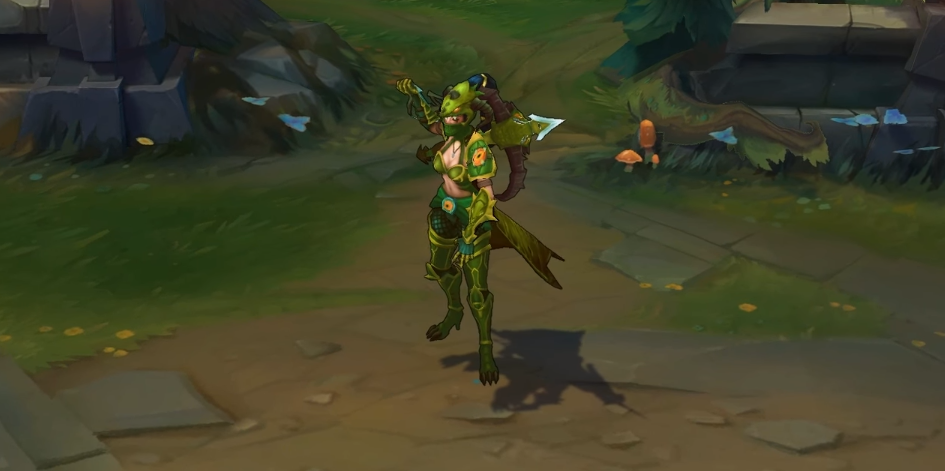 Dragonslayer Vayne chroma skin  pack for league of legends ingame picture