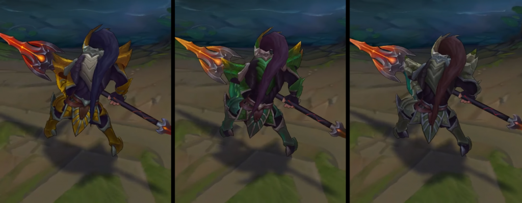 Dragonslayer Xin Zhao Chroma skin - League of Legends skin