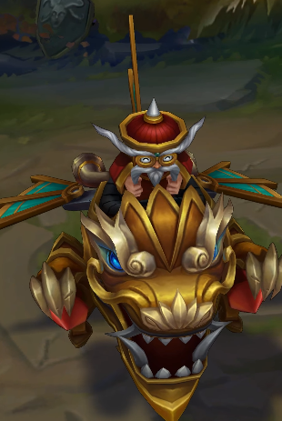 dragonwing corki chroma skin  pack for league of legends ingame picture