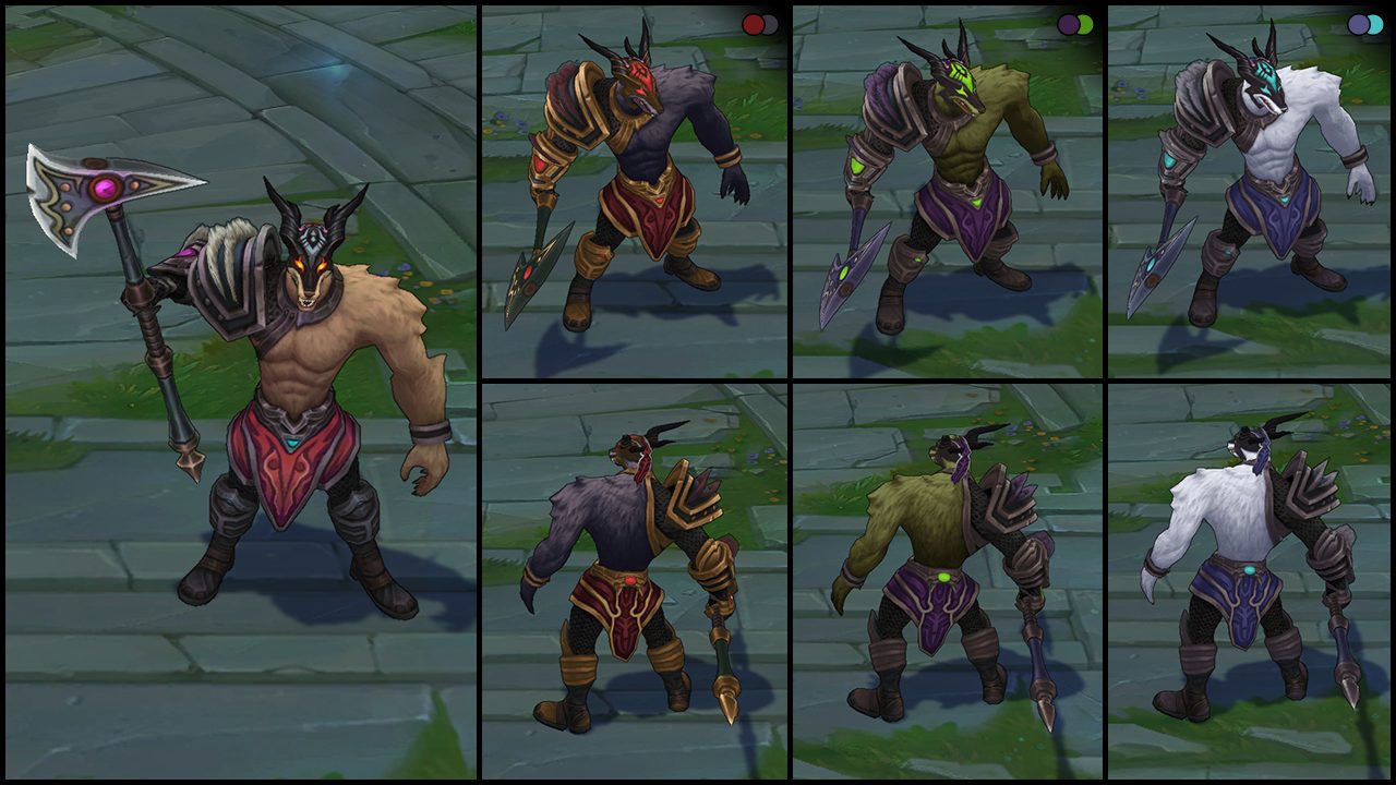 Chroma skin changes: - Nasus has just gotten a Chroma skin pack, a chroma s...