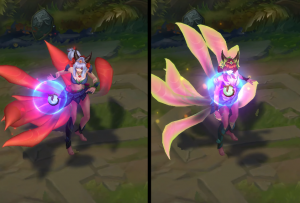 Elderwood Ahri Chroma skin - League of Legends skin
