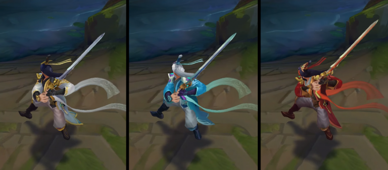 Eternal Sword Yi Chroma skin - League of Legends skin