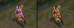 Firecracker Jinx Chroma skin - League of Legends skin