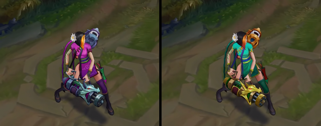 Firecracker Jinx Chroma skin - League of Legends skin