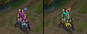 Firecracker Jinx Chroma skin - League of Legends skin