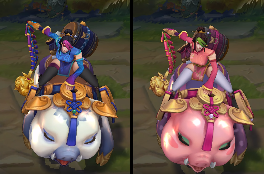 Firecracker Sejuani chroma skin  pack for league of legends ingame picture