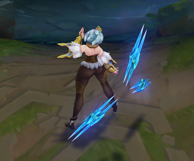 Frostblade Irelia chroma skin  pack for league of legends ingame picture