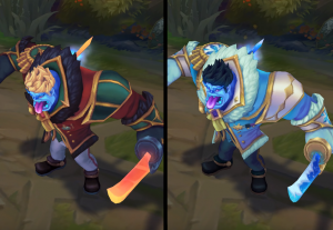 Frozen Prince Mundo Chroma skin - League of Legends skin