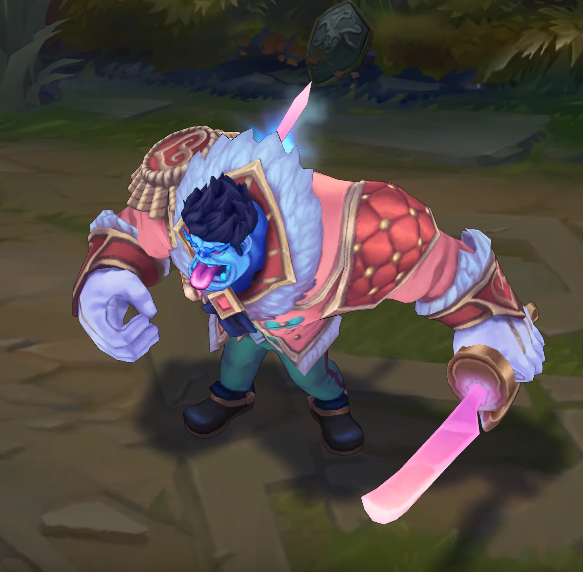 Frozen Prince Mundo chroma skin  pack for league of legends ingame picture