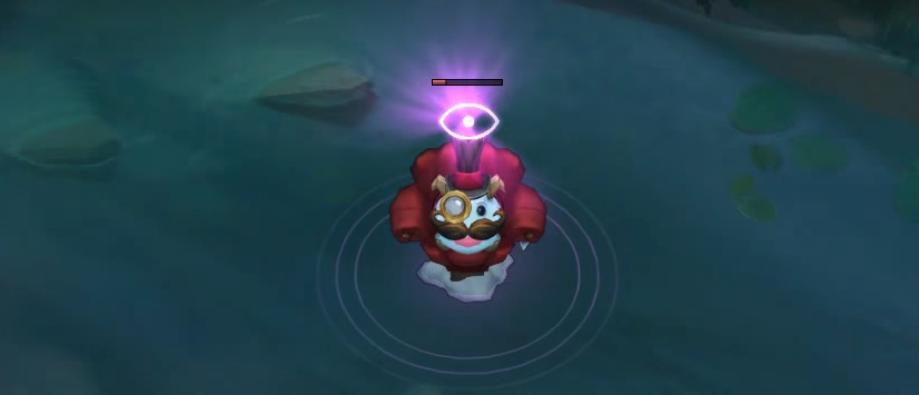 Gentleman Poro Ward skin for leauge of legends ingame pictures
