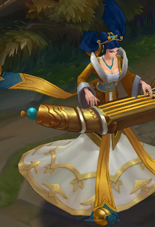 guqin sona chroma skin  pack for league of legends ingame picture