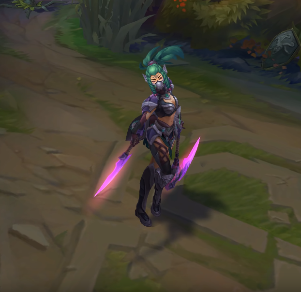 Headhunter Akali chroma skin  pack for league of legends ingame picture