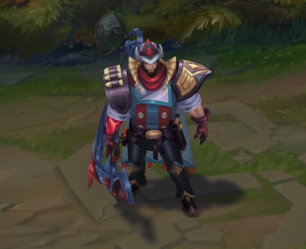 High Noon Darius chroma skin  pack for league of legends ingame picture